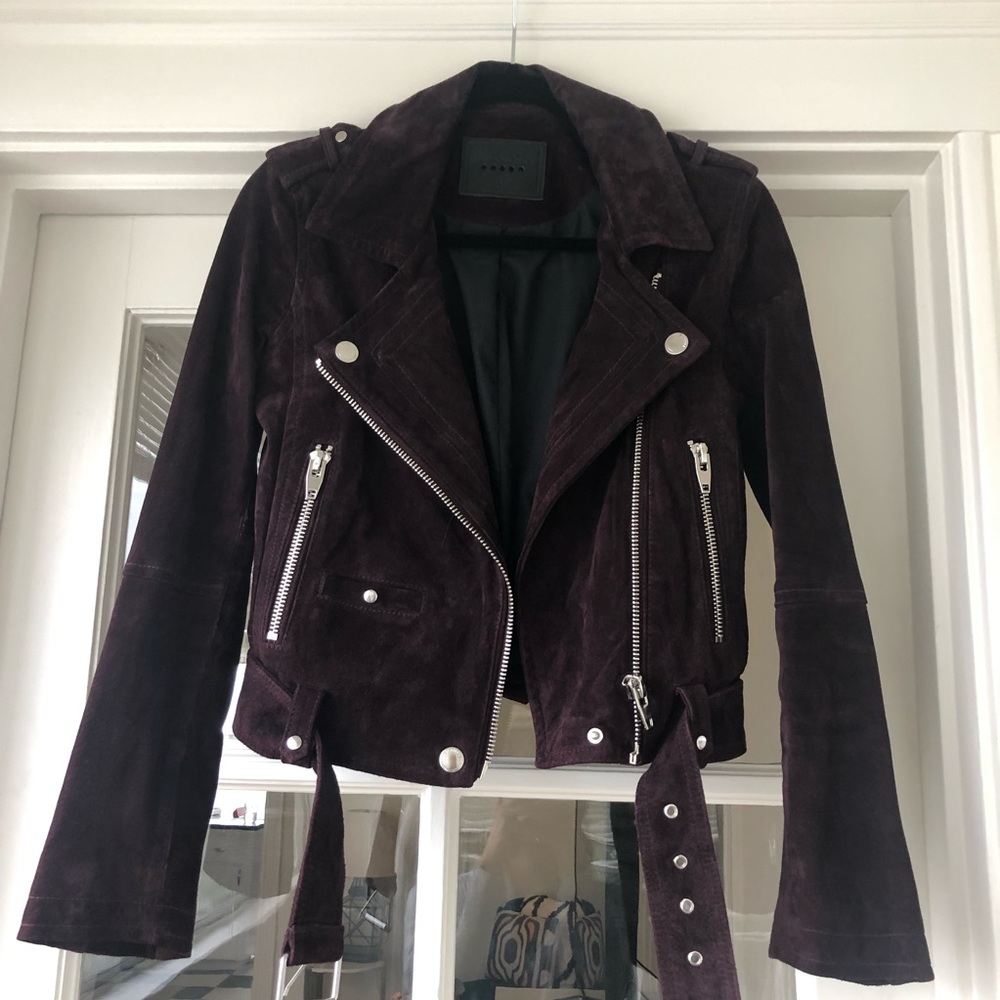 Blank NYC suede moto jacket